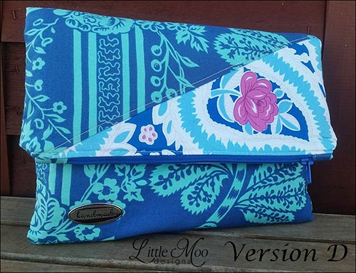 Fold Over Party Clutch Pattern | Little Moo Designs