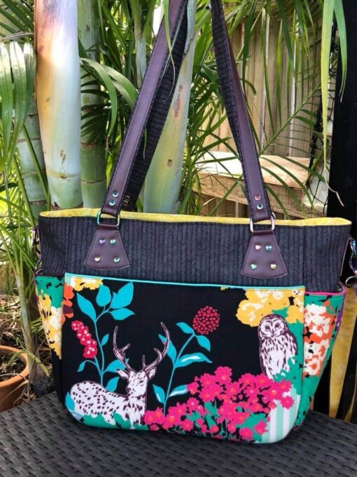The Sorrento Tote Bag | PDF Sewing Pattern | Little Moo Designs