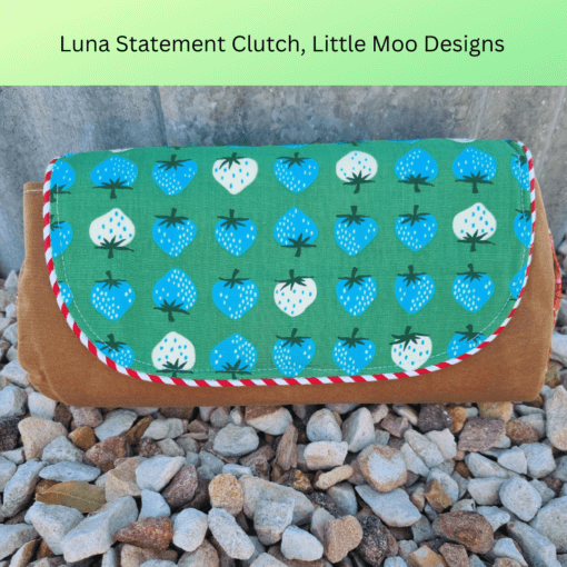 Luna Statement Clutch Little Moo Designs.